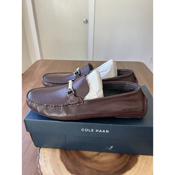 Cole Haan Men\'s Wyatt Bit Driver Style Bloodstone Size 12 New with Box main image 5